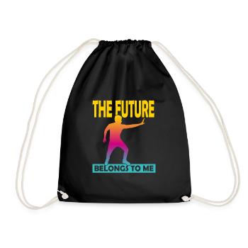 L’avenir m’appartient - Sac de sport léger - noir - Devant