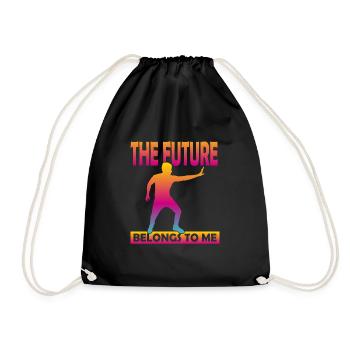 L’avenir m’appartient - Sac de sport léger - noir - Devant
