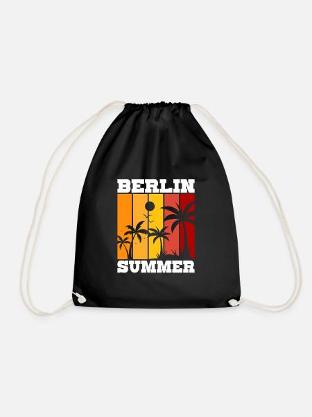 Berlin Summer - Turnbeutel - Schwarz