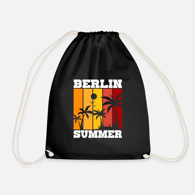 Berlin Summer - Turnbeutel - Schwarz