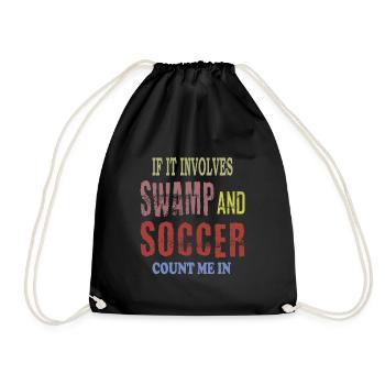 Soccer des marais - Sac de sport léger - noir - Devant