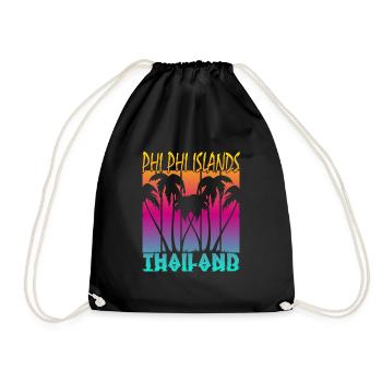Vintage Phi Phi Islands Thaïlande - Sac de sport léger - noir - Devant
