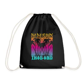 Vintage Phi Phi Islands Thaïlande - Sac de sport léger - noir - Devant