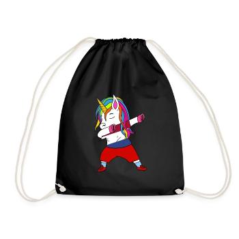 Cadeau de dabbing de football néerlandais - Sac de sport léger - noir - Devant