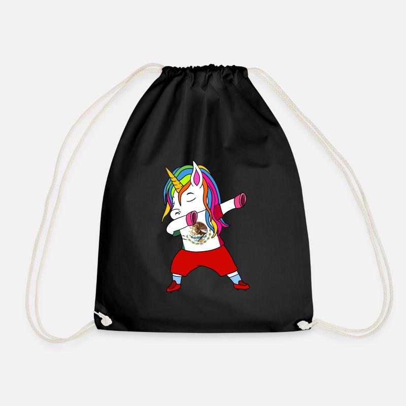 Mexiko-fußball-tupfendes Geschenk - Turnbeutel - Schwarz