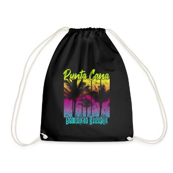 Punta Cana République dominicaine - Sac de sport léger - noir - Devant