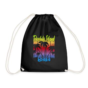 Tokashiki Island Osaka - Drawstring Bag - black - Front