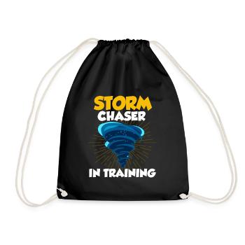 Tornado - Drawstring Bag - black - Front