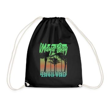 Maya Bay Thaïlande - Sac de sport léger - noir - Devant