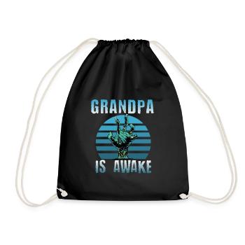 Halloween Grandpa - Drawstring Bag - black - Front