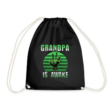 Halloween Grandpa - Drawstring Bag - black - Front
