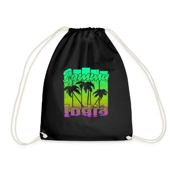 Jammu India Sunset - Drawstring Bag - black - Front