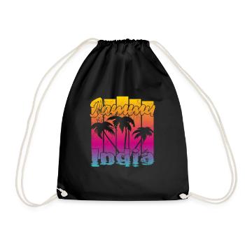 Jammu India Sunset - Drawstring Bag - black - Front