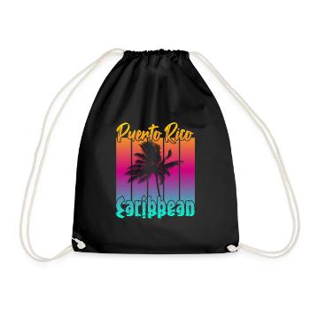 Porto Rico Caraïbes - Sac de sport léger - noir - Devant
