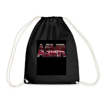 ASMR Waves Sea - Drawstring Bag - black - Front