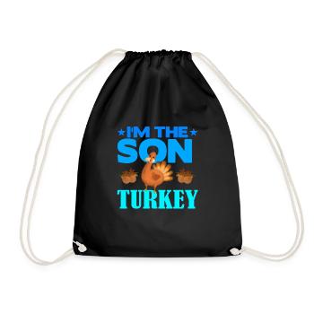 I'm the Son Turkey - Turnbeutel - Schwarz - Vorne