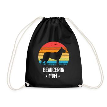 Beauceron - Drawstring Bag - black - Front