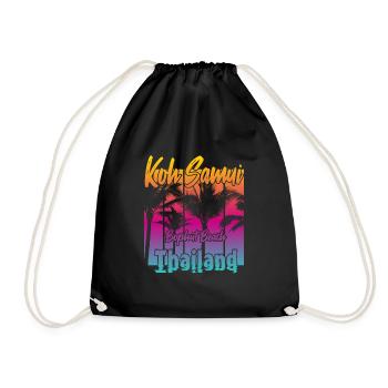 Koh Samui Thailand Bophut Beach - Drawstring Bag - black - Front