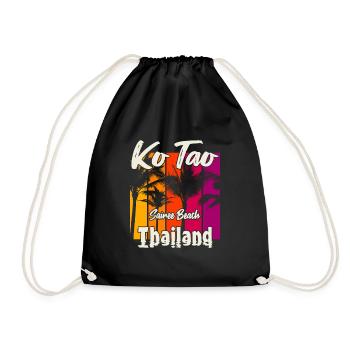 Ko Tao Sairee Beach Thaïlande - Sac de sport léger - noir - Devant