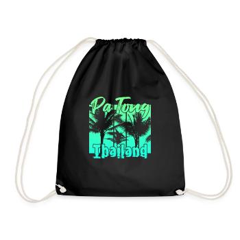 Patong Thailand - Drawstring Bag - black - Front