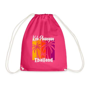 Koh Phangan Thailand - Turnbeutel - Fuchsia - Vorne