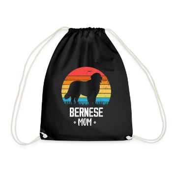 Berner Sennenhund - Turnbeutel - Schwarz - Vorne
