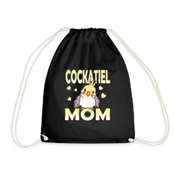 Cockatiel Mama - Sac de sport léger - noir - Devant