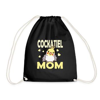 Cockatiel Mama - Sac de sport léger - noir - Devant