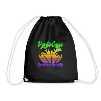 Punta Cana République dominicaine - Sac de sport léger - noir - Devant
