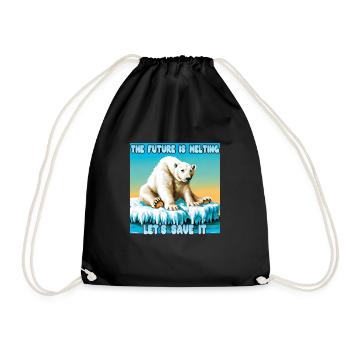 L’avenir fond - Sac de sport léger - noir - Devant