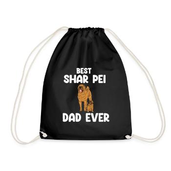 Chinese Shar Pei - Turnbeutel - Schwarz - Vorne