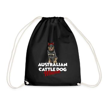 Bouvier australien - Sac de sport léger - noir - Devant