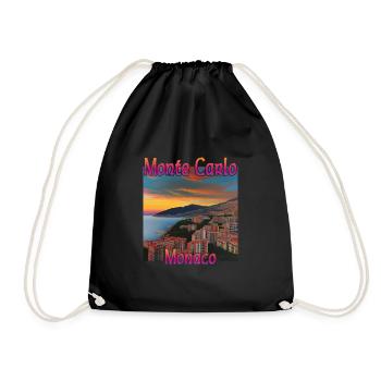 Monte Carlo Coucher de soleil - Sac de sport léger - noir - Devant