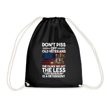 Vétéran du Vietnam - Sac de sport léger - noir - Devant