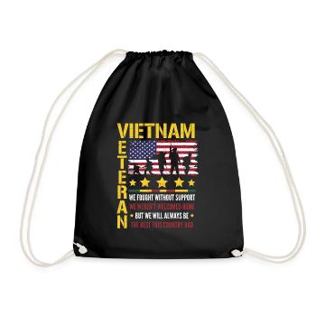 Vétéran du Vietnam - Sac de sport léger - noir - Devant