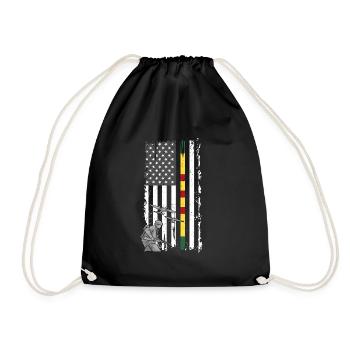 Vétéran du Vietnam - Sac de sport léger - noir - Devant