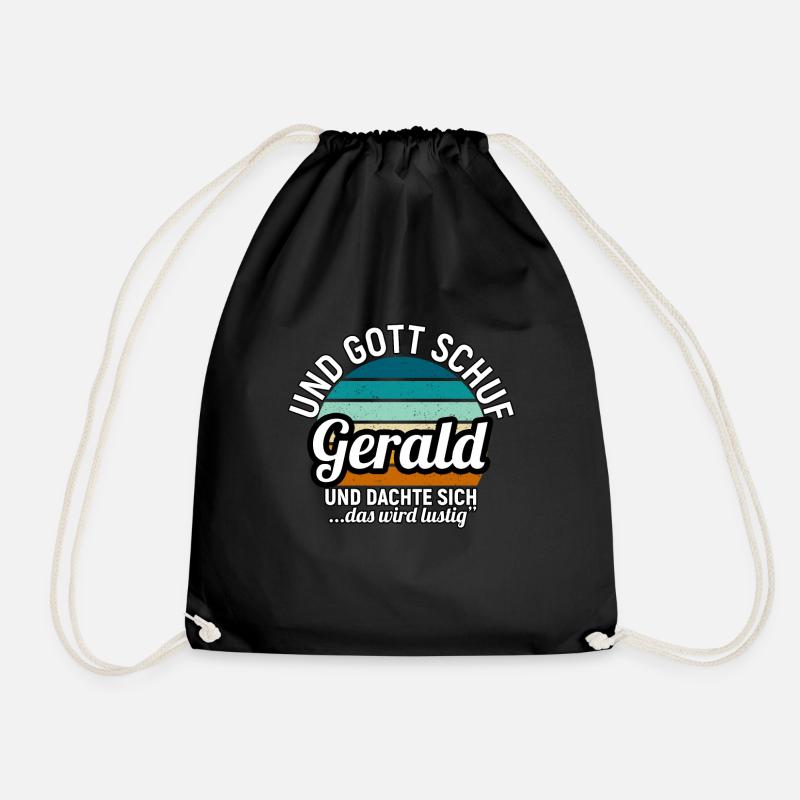 Gerald - Turnbeutel - Schwarz