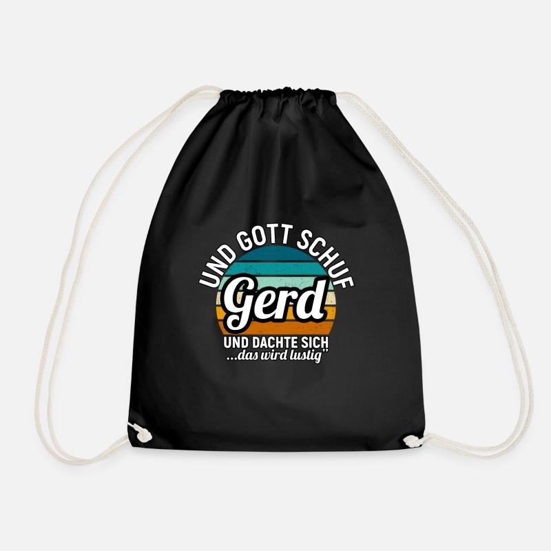 Gerd - Turnbeutel - Schwarz