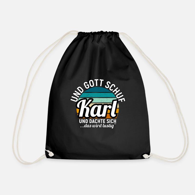 Karl - Turnbeutel - Schwarz