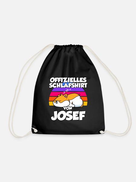 Offizielles Schlafshirt Von Josef - Turnbeutel - Schwarz