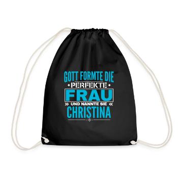 Christina Nom Design - Sac de sport léger - noir - Devant
