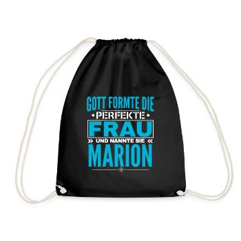 Conception du nom Marion - Sac de sport léger - noir - Devant