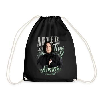 Harry Potter Serverus Snape Always. - Turnbeutel - Schwarz - Vorne