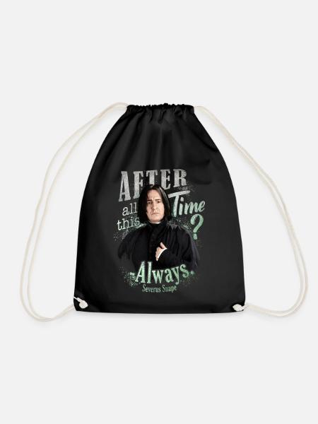 Harry Potter Serverus Snape Always. - Drawstring Bag - black