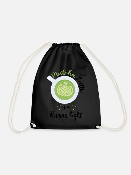 Kaffee Liebhaber | Cafe Latte Barista Geschenkidee - Turnbeutel - Schwarz
