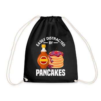 Pancakes - Turnbeutel - Schwarz - Vorne