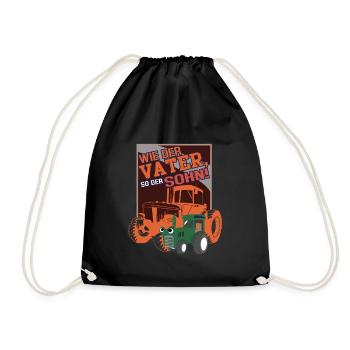 FARMER - Drawstring Bag - black - Front