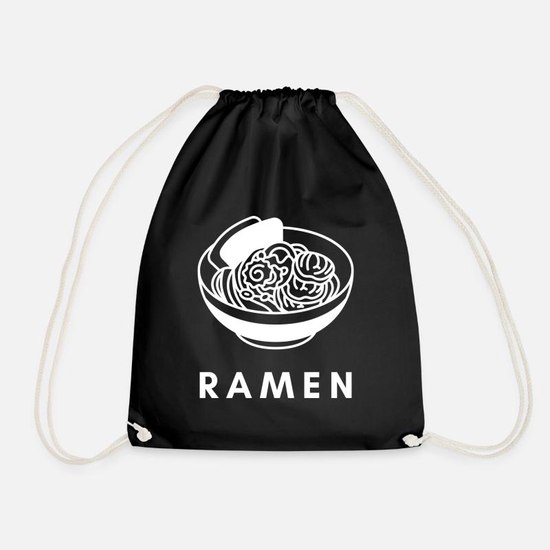 Ramen - Turnbeutel - Schwarz