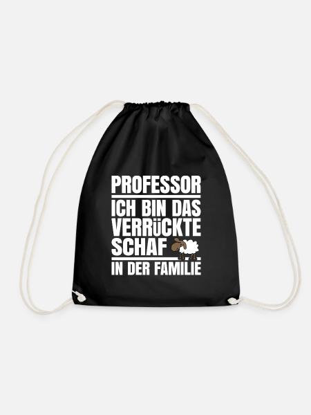 Professor Professoren prof Dienstjubiläum - Turnbeutel - Schwarz