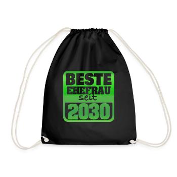 Marriage 2030 - Drawstring Bag - black - Front